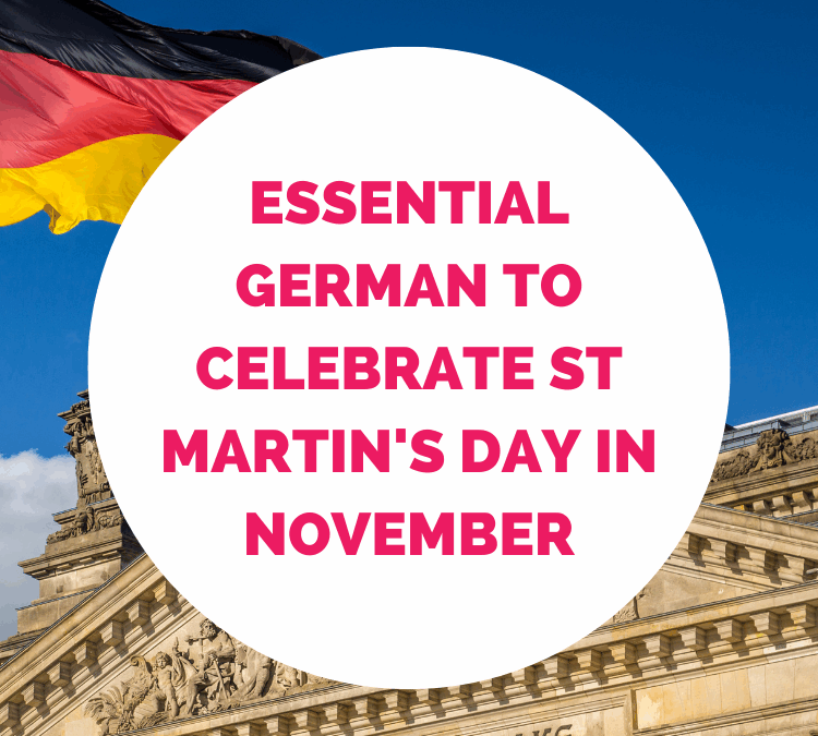 Essentiële Duits om St Martin’s Day in november te vieren door vloeiende taal
