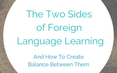 De twee kanten van het leren van vreemde talen door vloeiende taal
