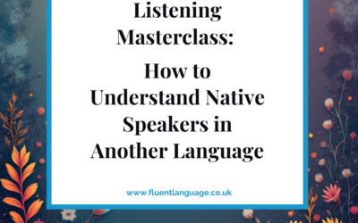 Hoe u moedertaalsprekers kunt begrijpen door vloeiende taal